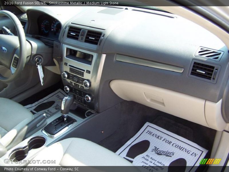 Smokestone Metallic / Medium Light Stone 2010 Ford Fusion SEL V6