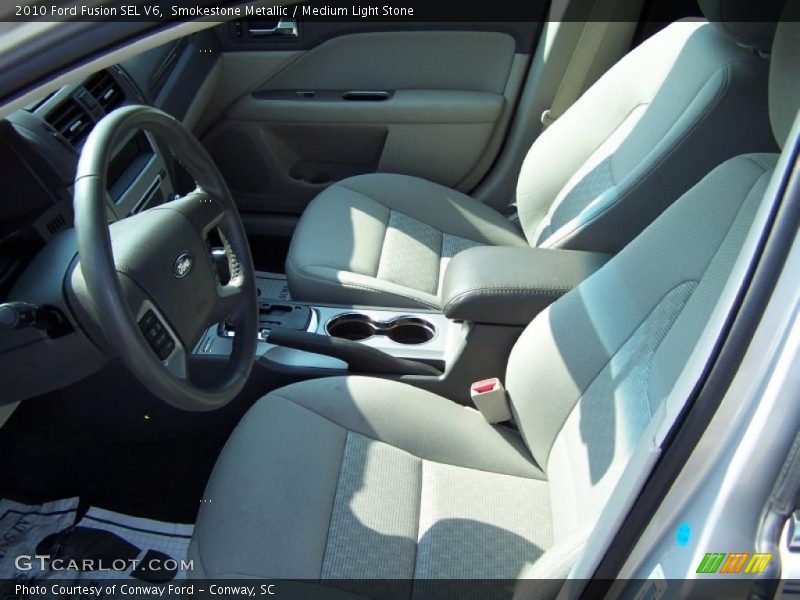 Smokestone Metallic / Medium Light Stone 2010 Ford Fusion SEL V6