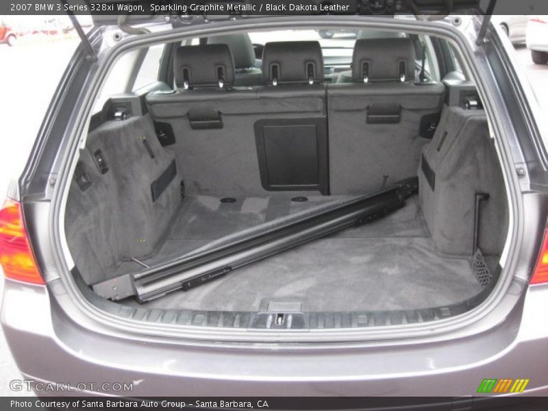 Sparkling Graphite Metallic / Black Dakota Leather 2007 BMW 3 Series 328xi Wagon