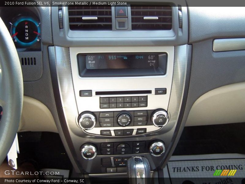 Smokestone Metallic / Medium Light Stone 2010 Ford Fusion SEL V6