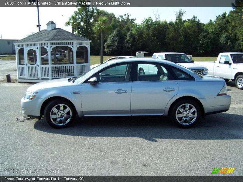 Brilliant Silver Metallic / Medium Light Stone 2009 Ford Taurus Limited