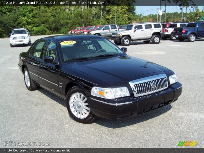 Black / Light Camel 2010 Mercury Grand Marquis LS Ultimate Edition