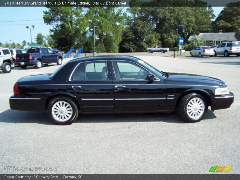 Black / Light Camel 2010 Mercury Grand Marquis LS Ultimate Edition