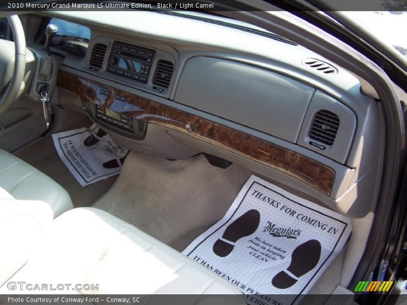 Black / Light Camel 2010 Mercury Grand Marquis LS Ultimate Edition