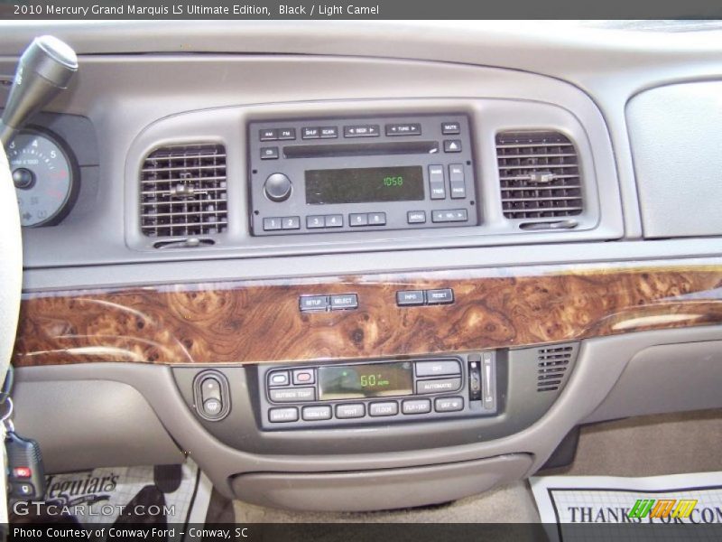 Black / Light Camel 2010 Mercury Grand Marquis LS Ultimate Edition