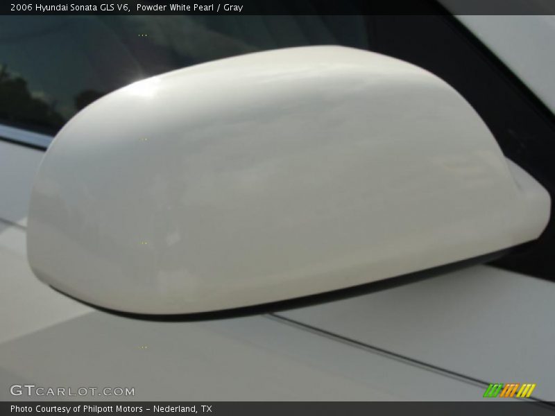 Powder White Pearl / Gray 2006 Hyundai Sonata GLS V6
