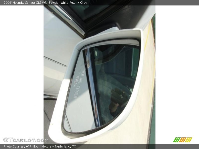 Powder White Pearl / Gray 2006 Hyundai Sonata GLS V6
