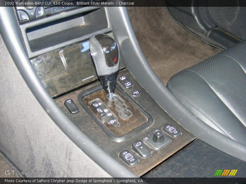 Brilliant Silver Metallic / Charcoal 2002 Mercedes-Benz CLK 430 Coupe