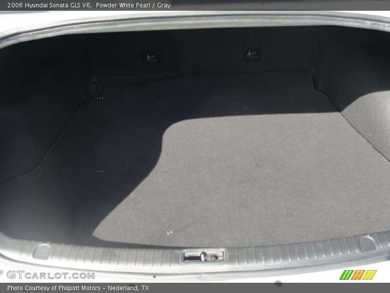 Powder White Pearl / Gray 2006 Hyundai Sonata GLS V6