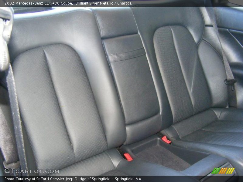 Brilliant Silver Metallic / Charcoal 2002 Mercedes-Benz CLK 430 Coupe