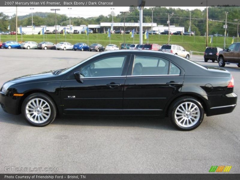 Black Ebony / Dark Charcoal 2007 Mercury Milan V6 Premier