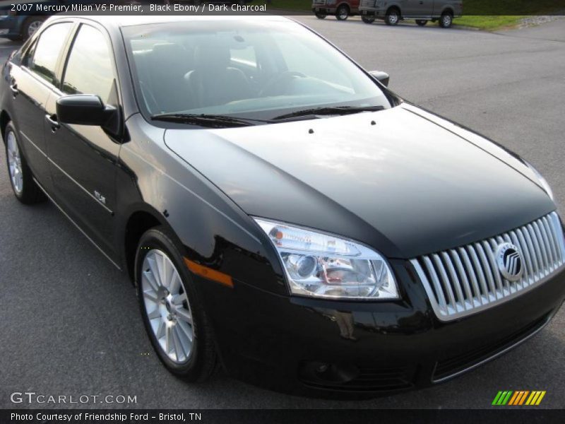 Black Ebony / Dark Charcoal 2007 Mercury Milan V6 Premier