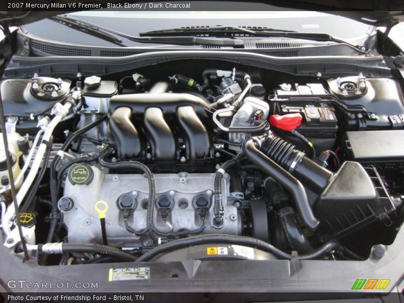 Black Ebony / Dark Charcoal 2007 Mercury Milan V6 Premier