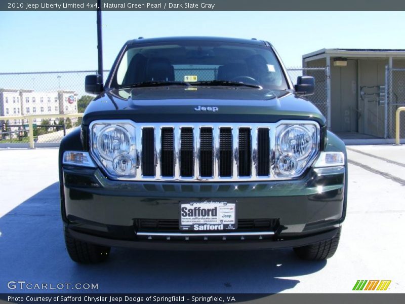 Natural Green Pearl / Dark Slate Gray 2010 Jeep Liberty Limited 4x4