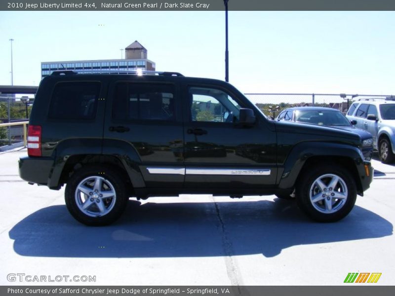 Natural Green Pearl / Dark Slate Gray 2010 Jeep Liberty Limited 4x4