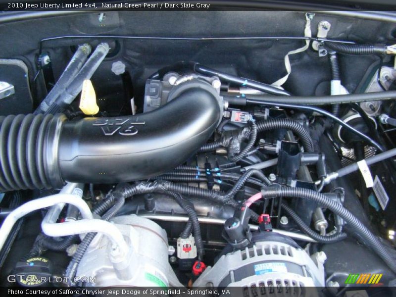 Natural Green Pearl / Dark Slate Gray 2010 Jeep Liberty Limited 4x4