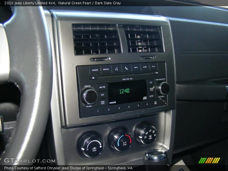 Natural Green Pearl / Dark Slate Gray 2010 Jeep Liberty Limited 4x4