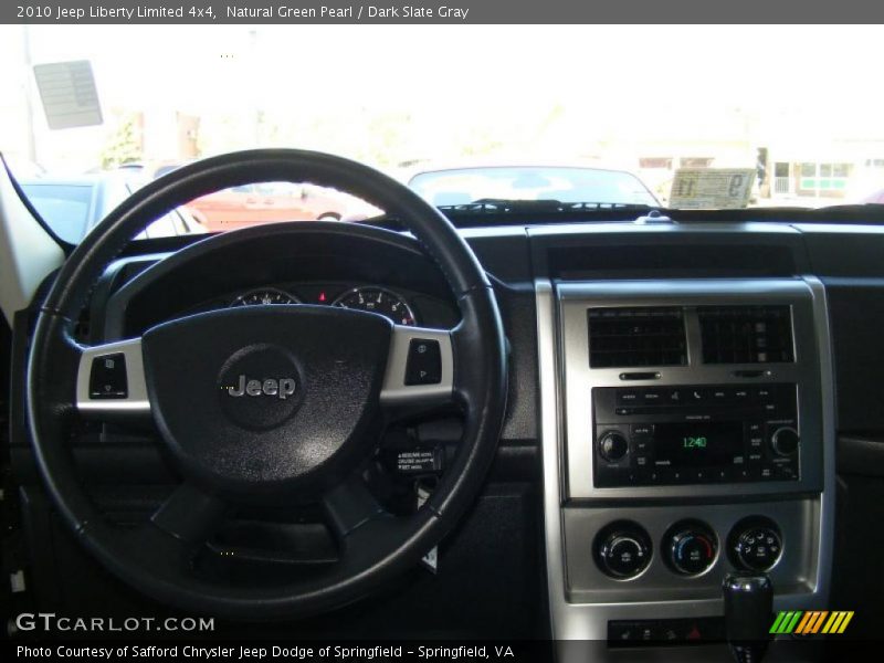Natural Green Pearl / Dark Slate Gray 2010 Jeep Liberty Limited 4x4