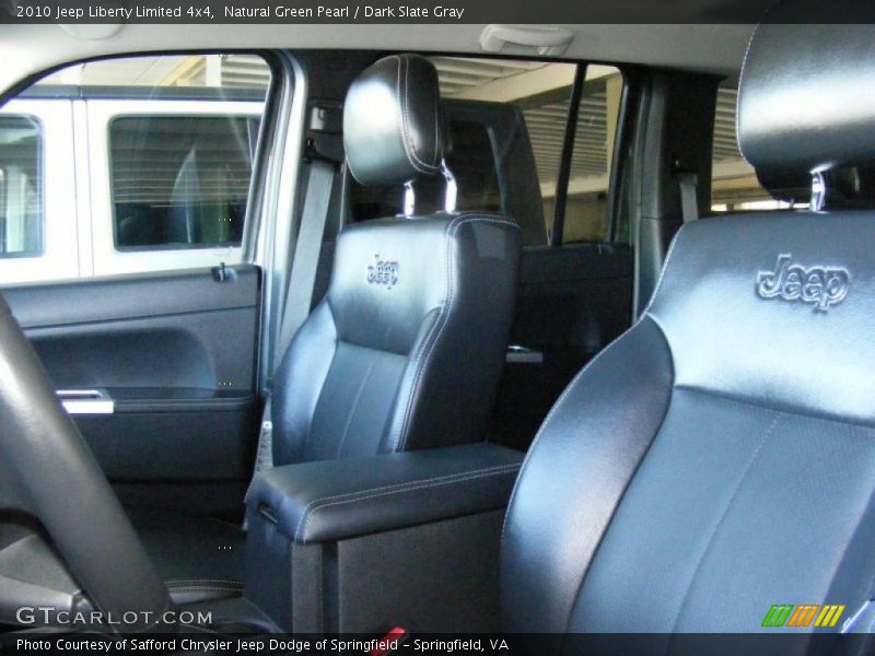 Natural Green Pearl / Dark Slate Gray 2010 Jeep Liberty Limited 4x4