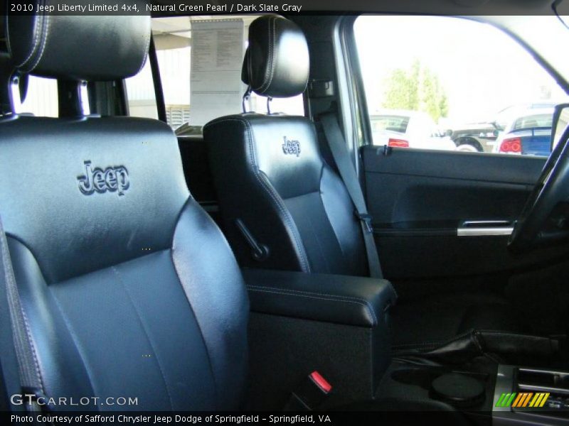 Natural Green Pearl / Dark Slate Gray 2010 Jeep Liberty Limited 4x4