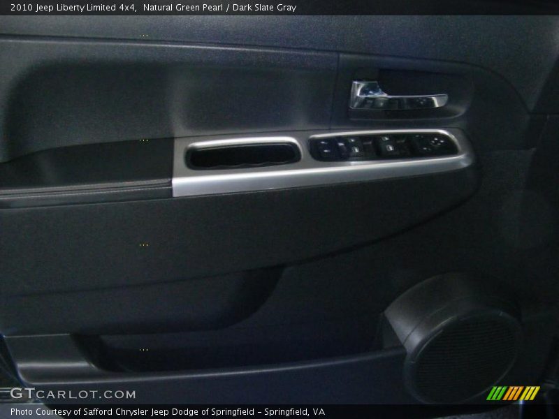Natural Green Pearl / Dark Slate Gray 2010 Jeep Liberty Limited 4x4