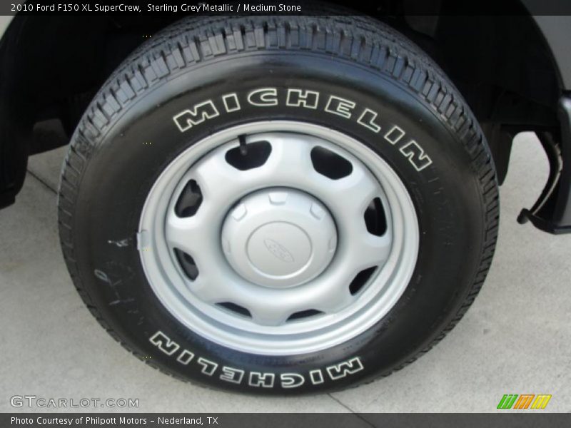 Sterling Grey Metallic / Medium Stone 2010 Ford F150 XL SuperCrew