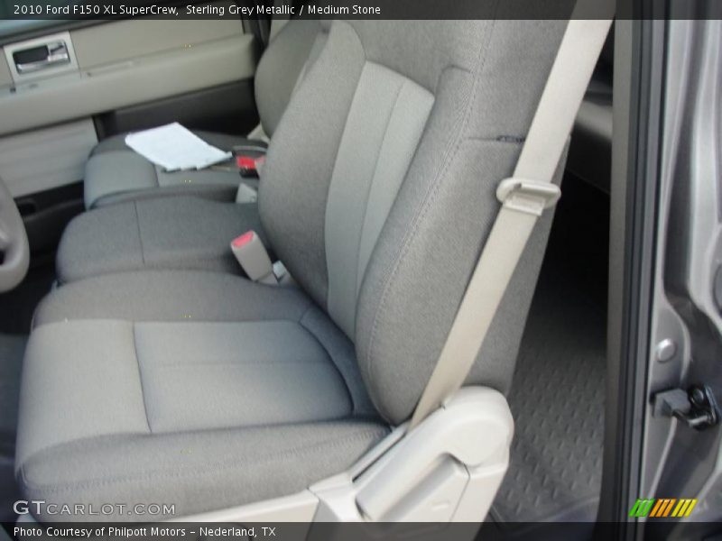 Sterling Grey Metallic / Medium Stone 2010 Ford F150 XL SuperCrew