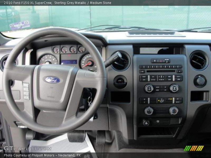 Sterling Grey Metallic / Medium Stone 2010 Ford F150 XL SuperCrew