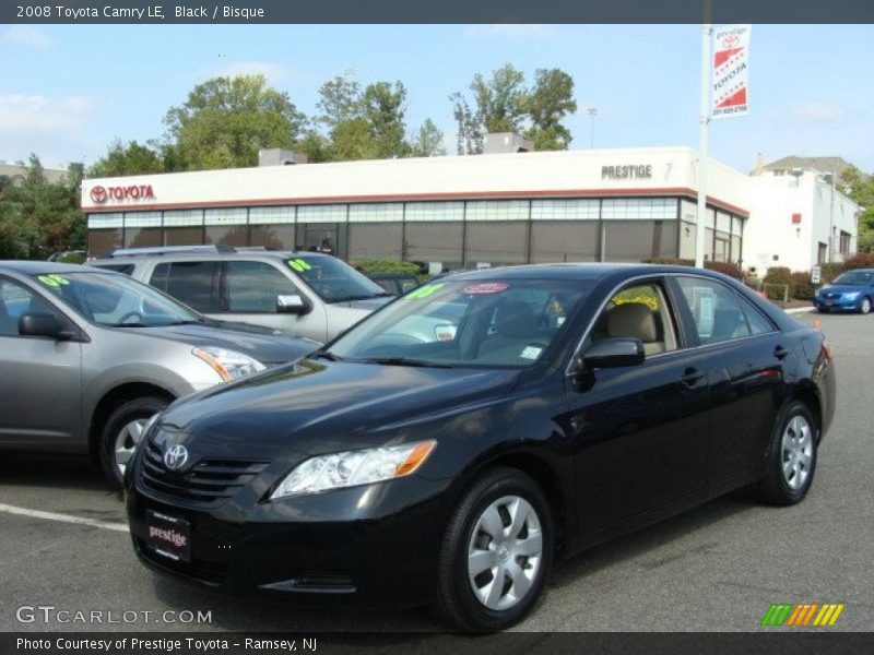 Black / Bisque 2008 Toyota Camry LE