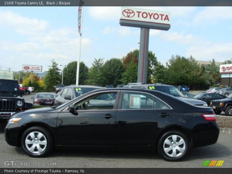 Black / Bisque 2008 Toyota Camry LE