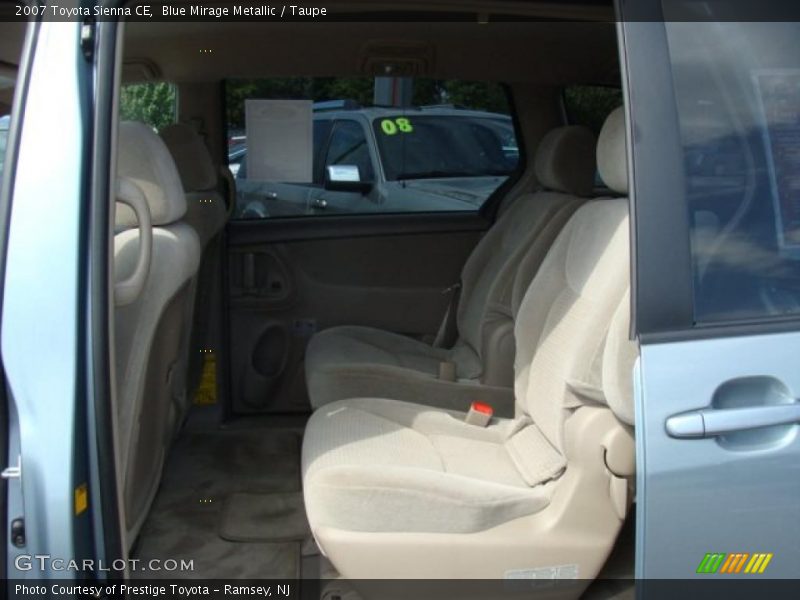 Blue Mirage Metallic / Taupe 2007 Toyota Sienna CE