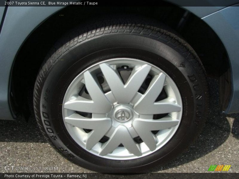 Blue Mirage Metallic / Taupe 2007 Toyota Sienna CE