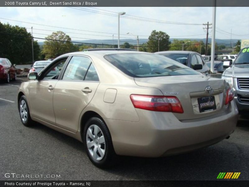 Desert Sand Mica / Bisque 2008 Toyota Camry LE