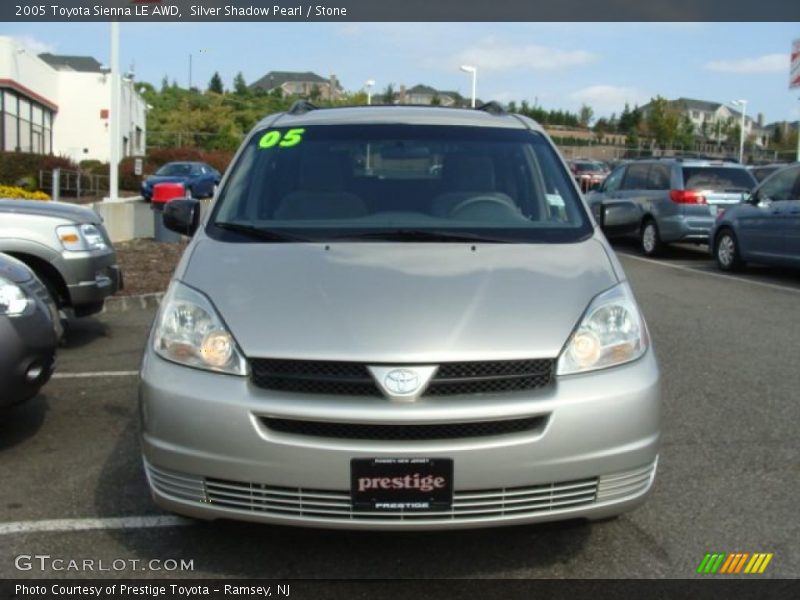 Silver Shadow Pearl / Stone 2005 Toyota Sienna LE AWD