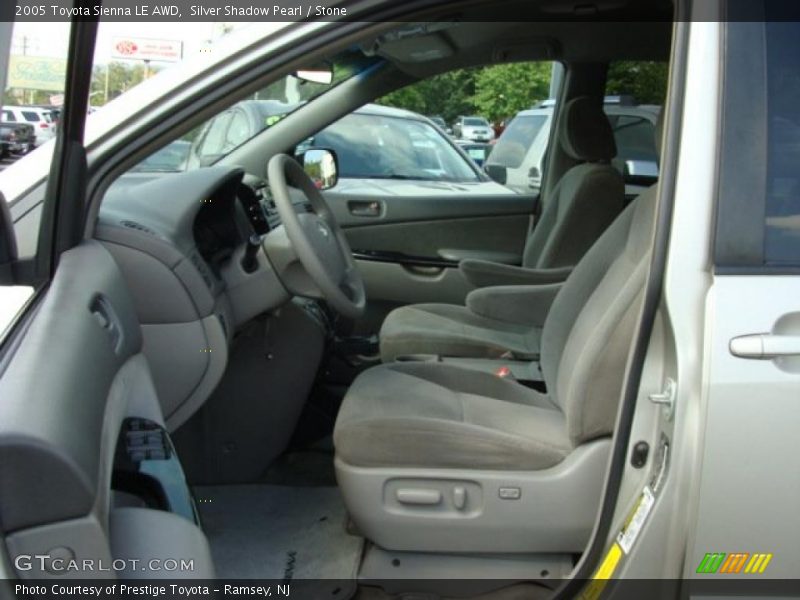 Silver Shadow Pearl / Stone 2005 Toyota Sienna LE AWD