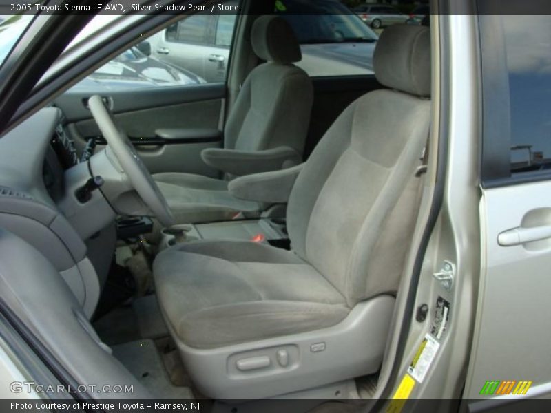Silver Shadow Pearl / Stone 2005 Toyota Sienna LE AWD