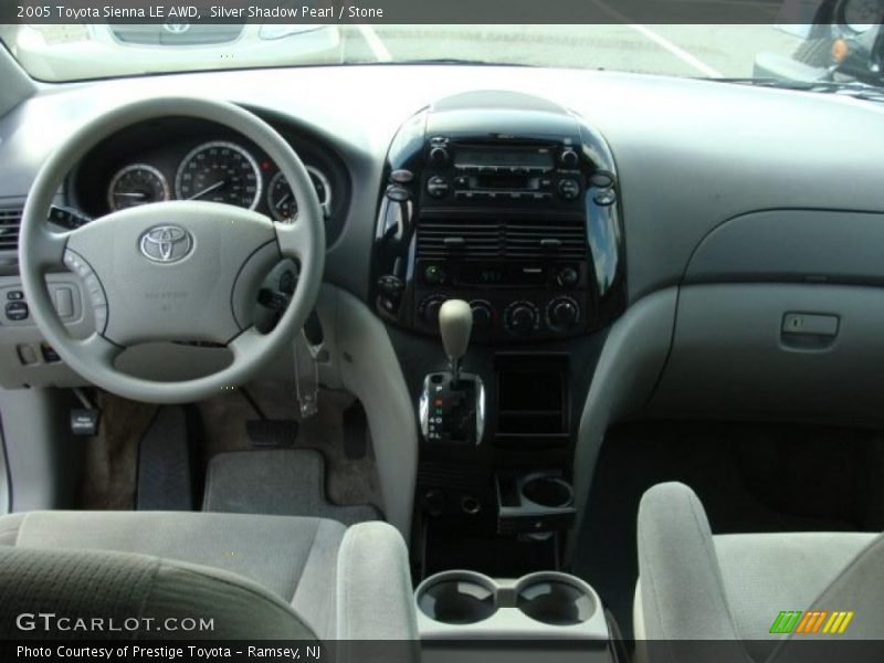 Silver Shadow Pearl / Stone 2005 Toyota Sienna LE AWD