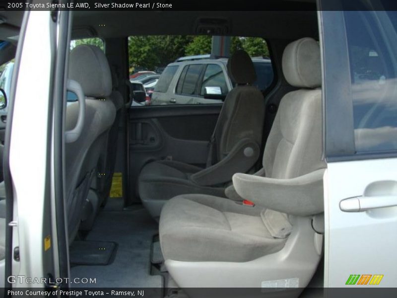 Silver Shadow Pearl / Stone 2005 Toyota Sienna LE AWD
