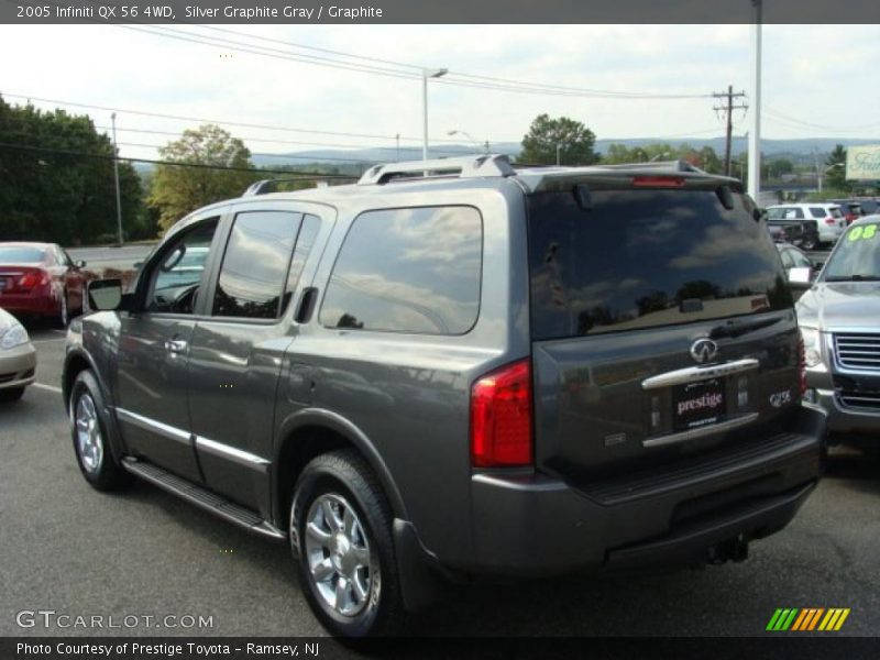Silver Graphite Gray / Graphite 2005 Infiniti QX 56 4WD