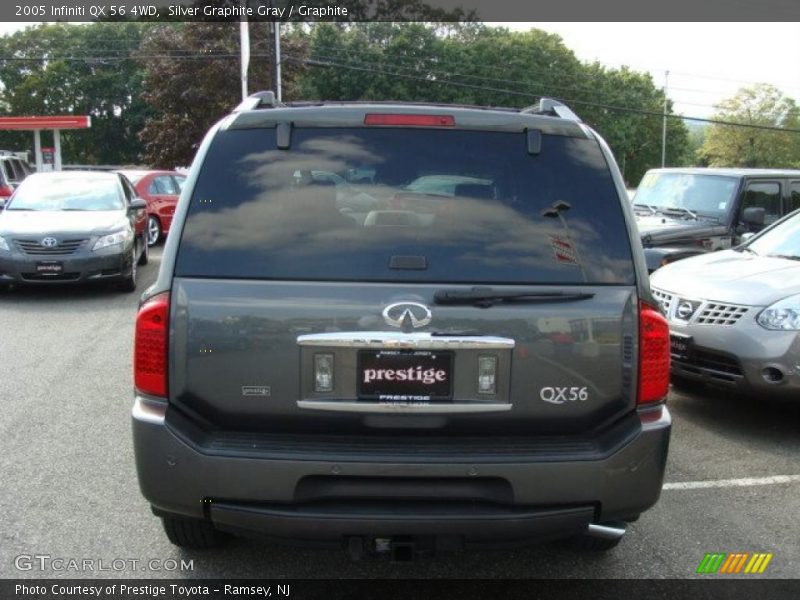 Silver Graphite Gray / Graphite 2005 Infiniti QX 56 4WD