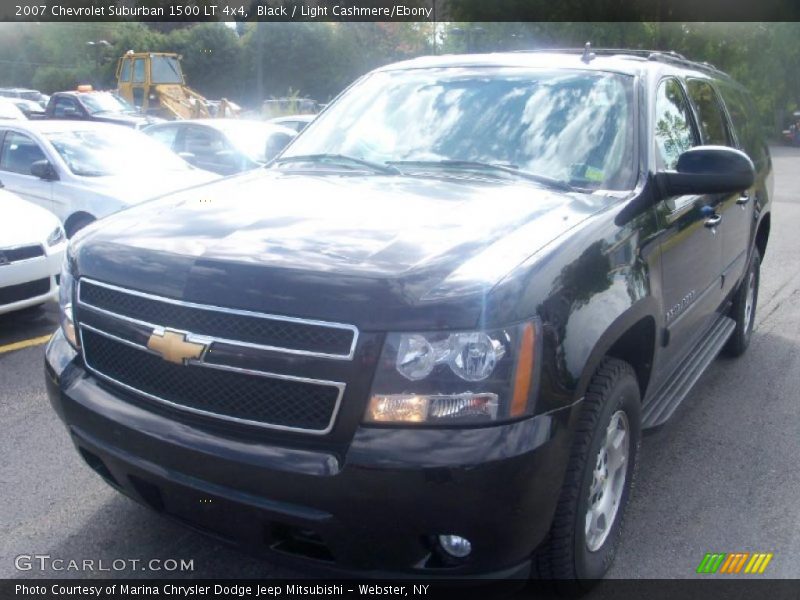 Black / Light Cashmere/Ebony 2007 Chevrolet Suburban 1500 LT 4x4