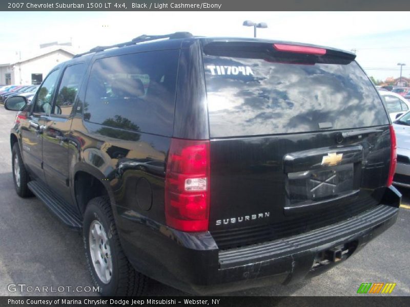 Black / Light Cashmere/Ebony 2007 Chevrolet Suburban 1500 LT 4x4