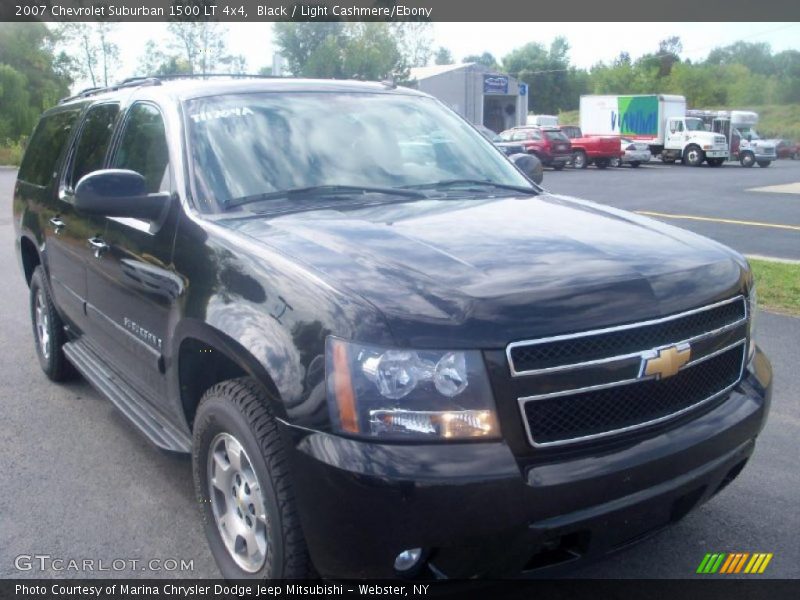 Black / Light Cashmere/Ebony 2007 Chevrolet Suburban 1500 LT 4x4