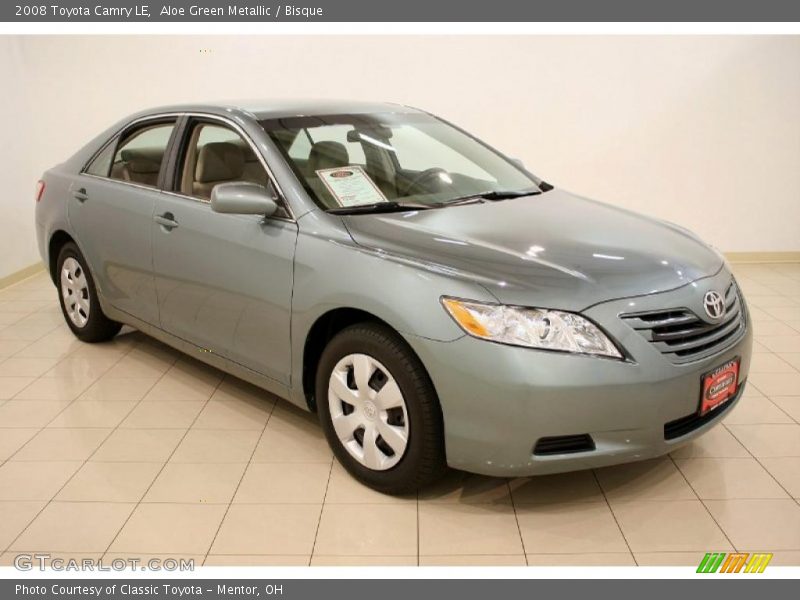 Aloe Green Metallic / Bisque 2008 Toyota Camry LE