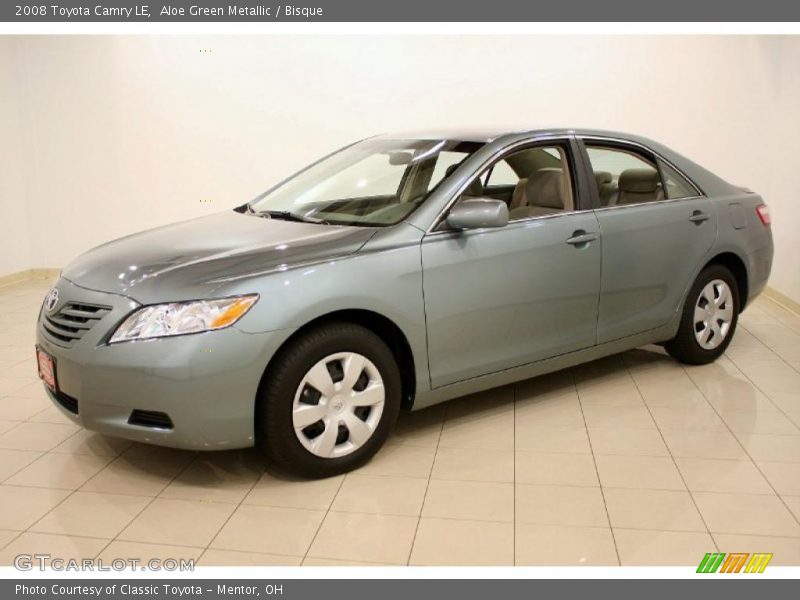 Aloe Green Metallic / Bisque 2008 Toyota Camry LE