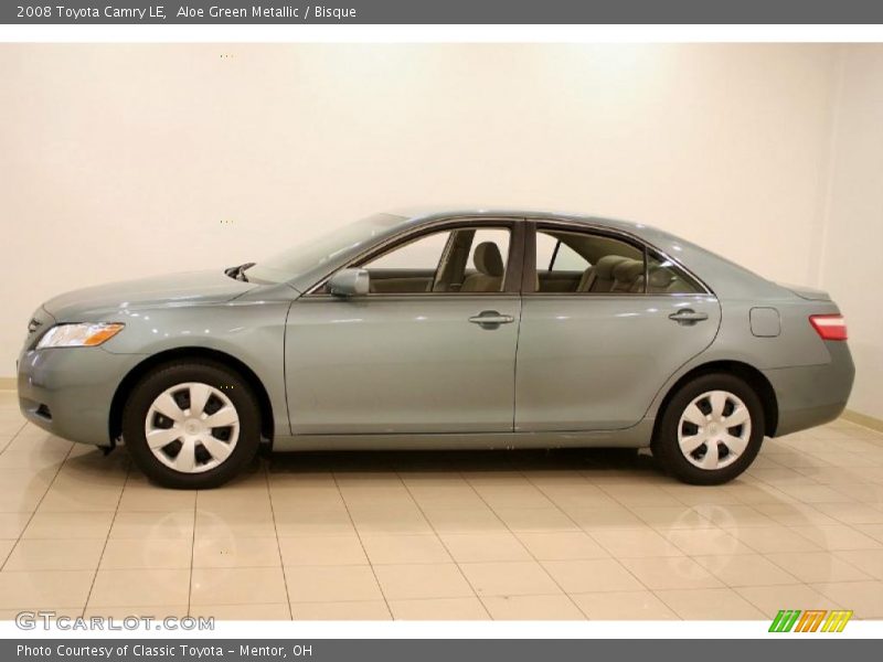 Aloe Green Metallic / Bisque 2008 Toyota Camry LE