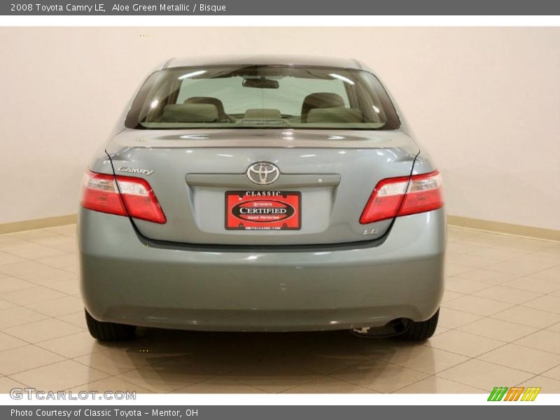 Aloe Green Metallic / Bisque 2008 Toyota Camry LE