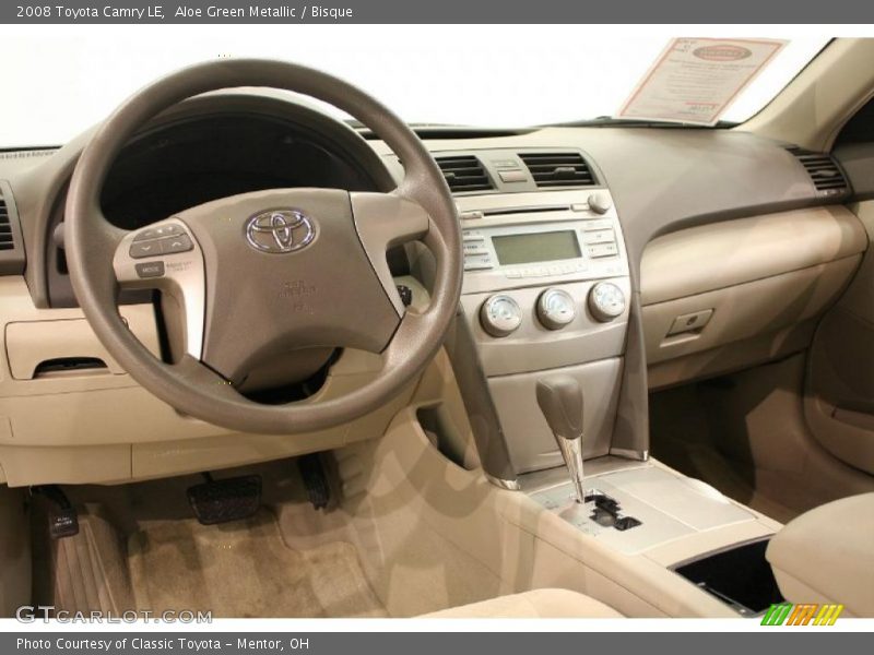 Aloe Green Metallic / Bisque 2008 Toyota Camry LE