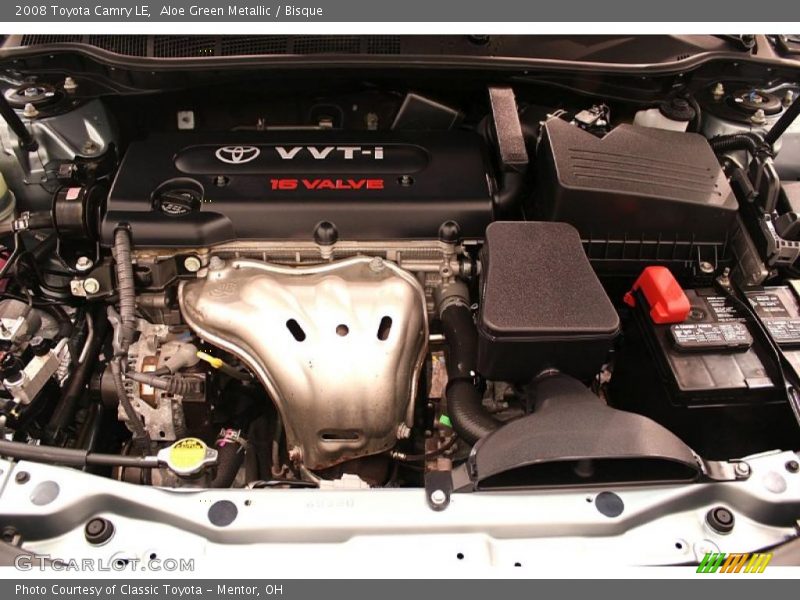 Aloe Green Metallic / Bisque 2008 Toyota Camry LE