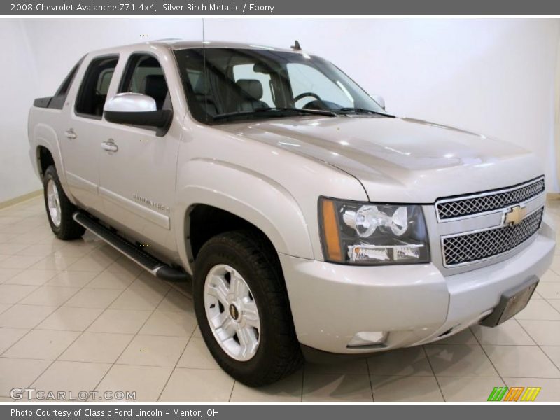 Silver Birch Metallic / Ebony 2008 Chevrolet Avalanche Z71 4x4